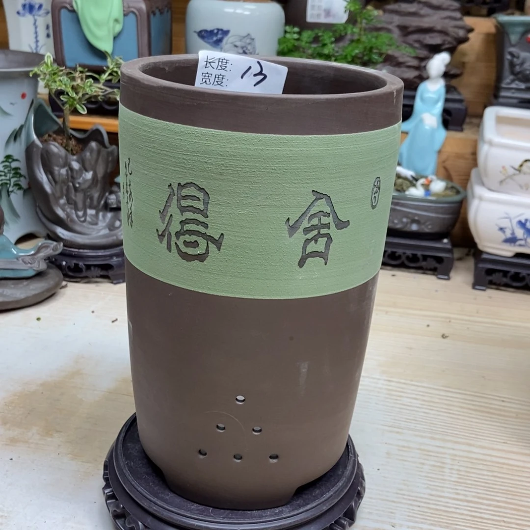 瓷片陶瓷花盆陶瓷艺术