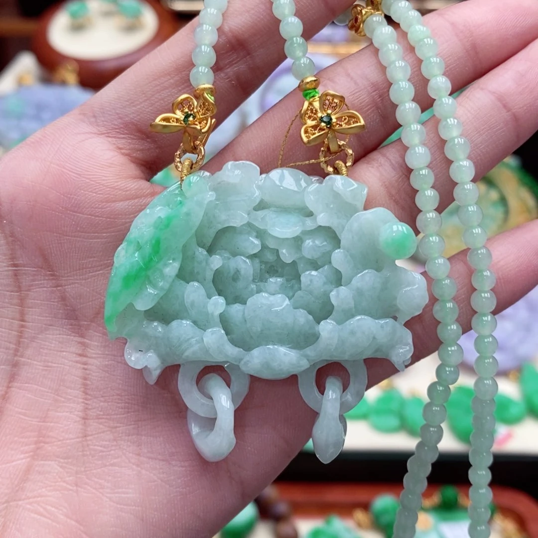 颈饰未镶嵌翡翠翡翠吊坠