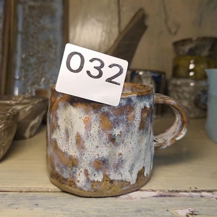 摆件手作瓷器默认微瑕口部微失圆032