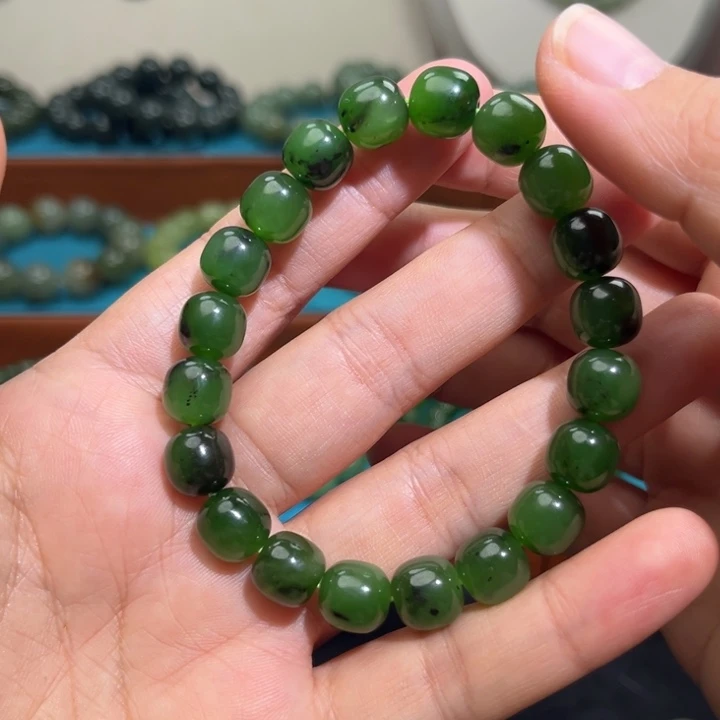 和田玉未镶嵌手链卡10