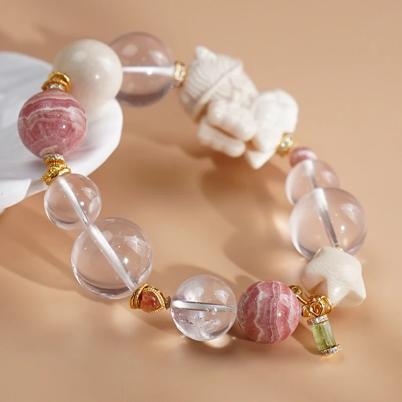 L【曦光里】猛犸牙星星轻奢百搭气质手串多样性发一