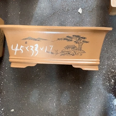 紫砂花盆手工制作