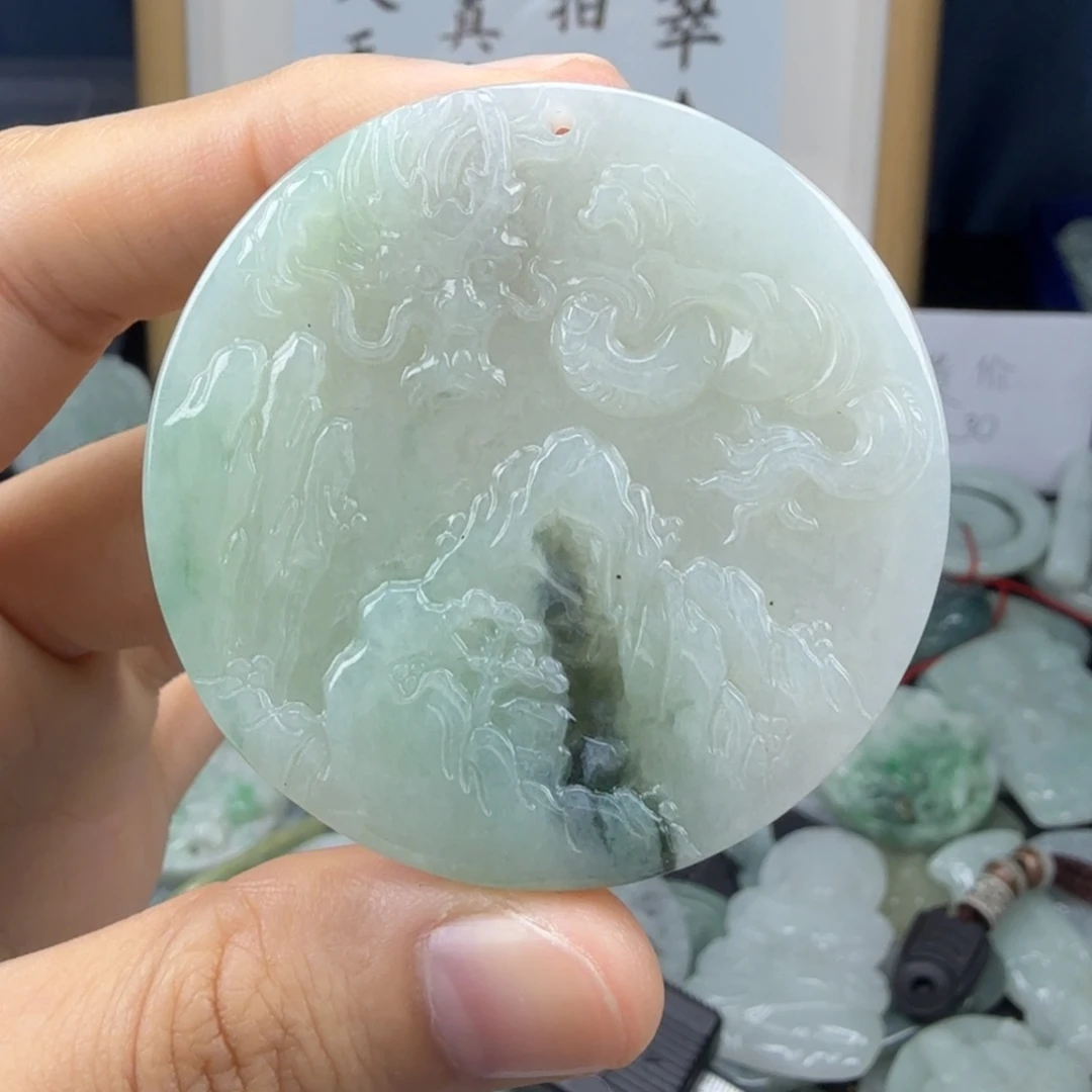 颈饰未镶嵌翡翠翡翠