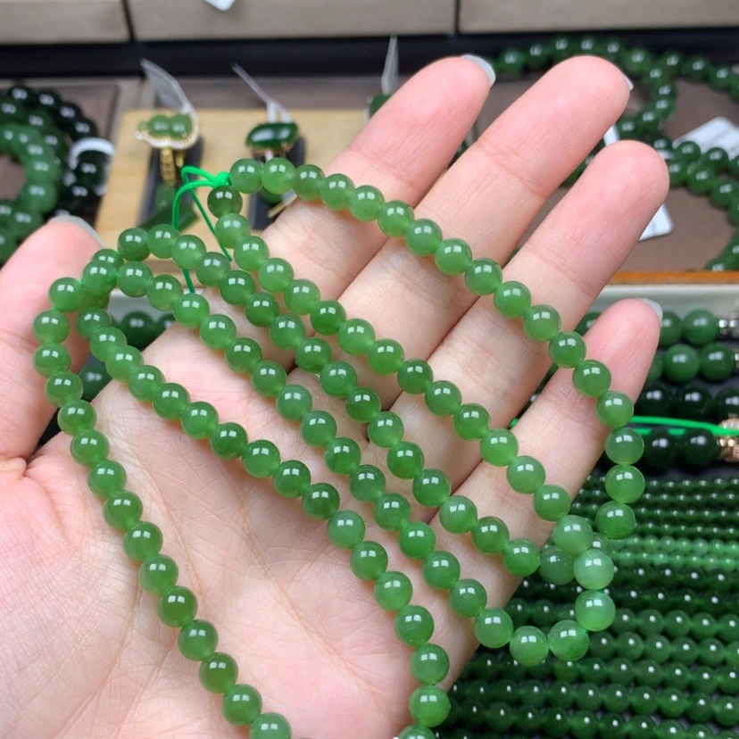 【闪购商品】颈饰未镶嵌和田玉（碧玉）B****~