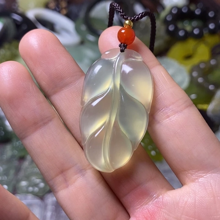 岫玉天然岫玉挂件未镶嵌徐***堂