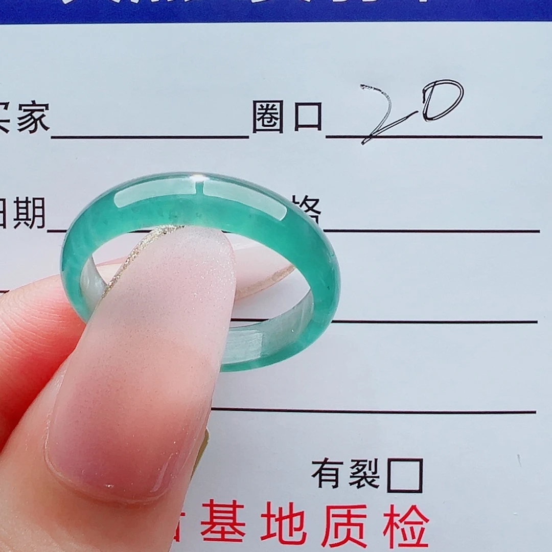 未镶嵌戒指翡翠戒圈
