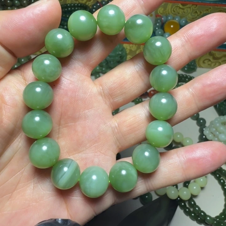 未镶嵌手串和田玉（碧玉）