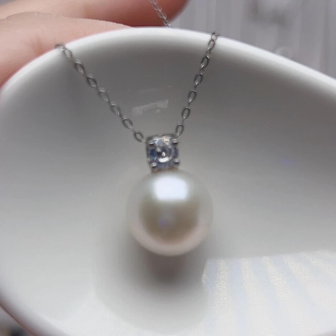 未镶嵌淡水珍珠吊坠(赠链)