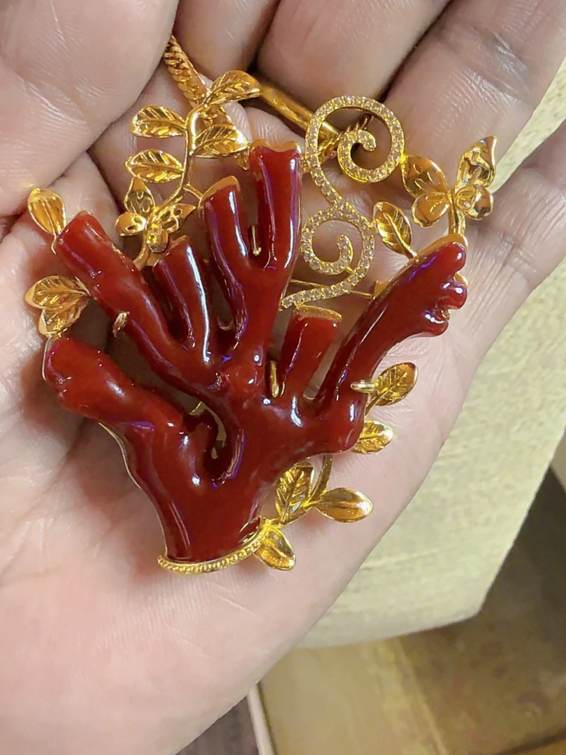 钛钢胸针 珊珊胸针大气（可用吊坠）