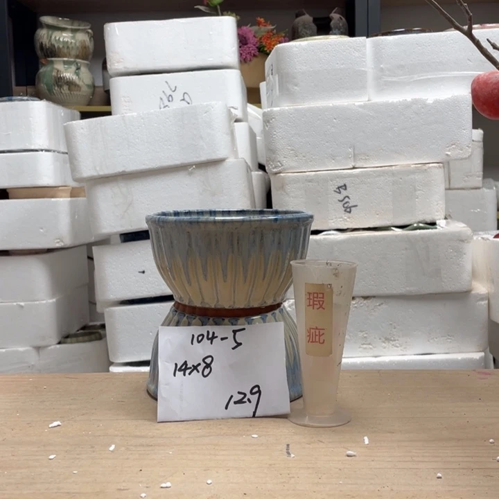 粗陶多肉花盆微瑕5