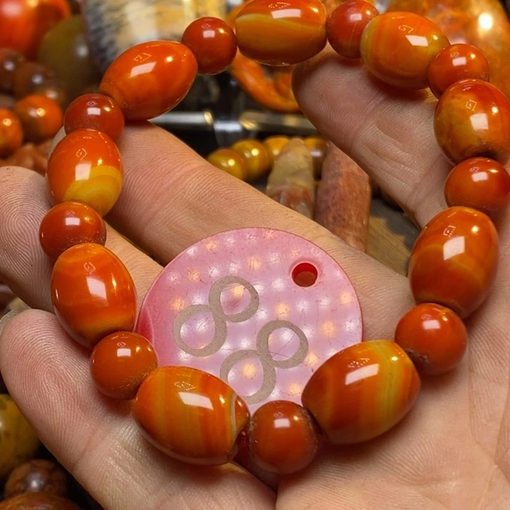 未镶嵌手链玛瑙/玉髓木**开