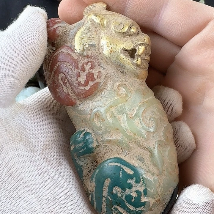 和田玉挂件未镶嵌快*