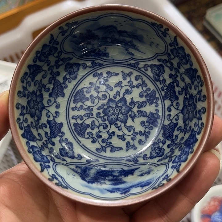 陶摆件景德镇陶瓷主人杯1223