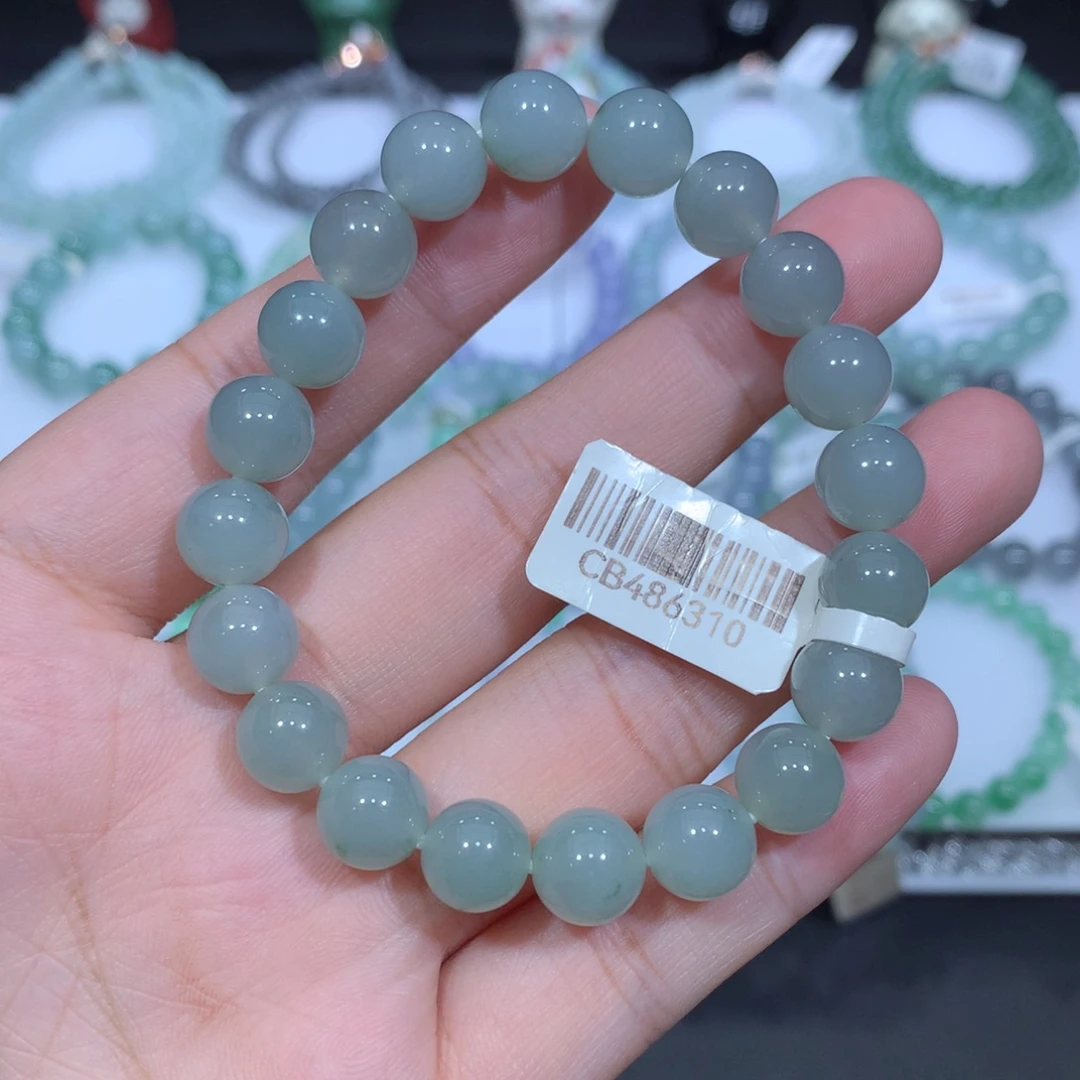 未镶嵌手串翡翠天然