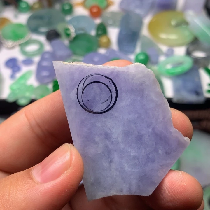 K***琳定制翡翠未镶嵌料子