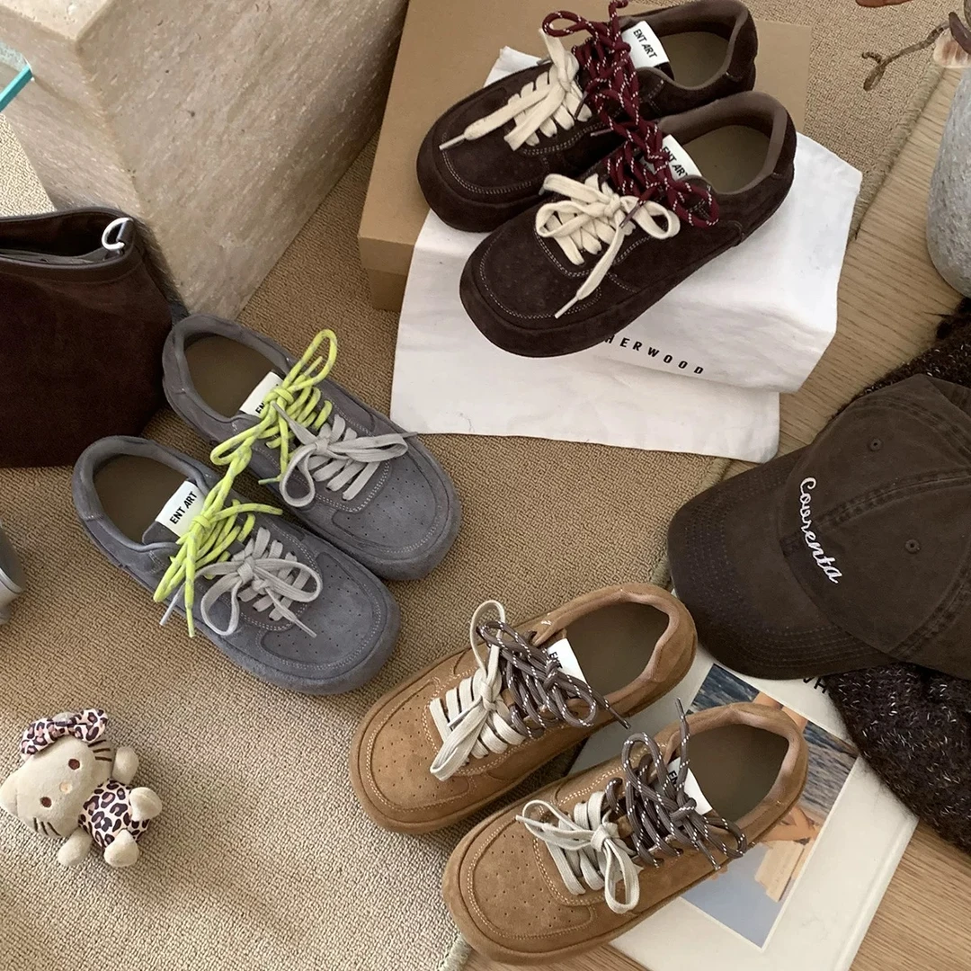 可可浓巧~ 德训鞋女新款厚底增高阿甘鞋运动休闲鞋女1668/B13