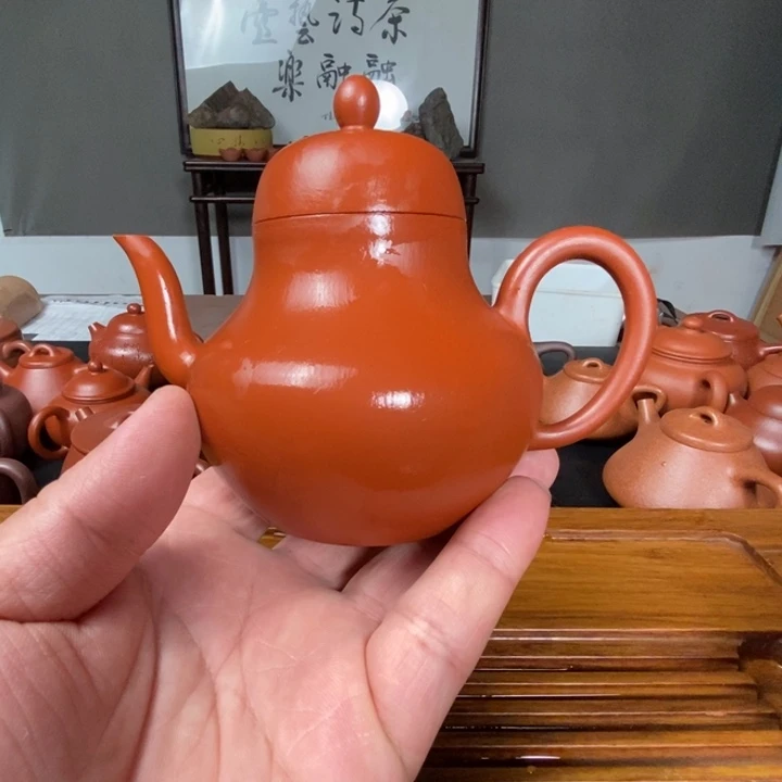 E***n茶壶紫砂原矿朱泥思婷壶