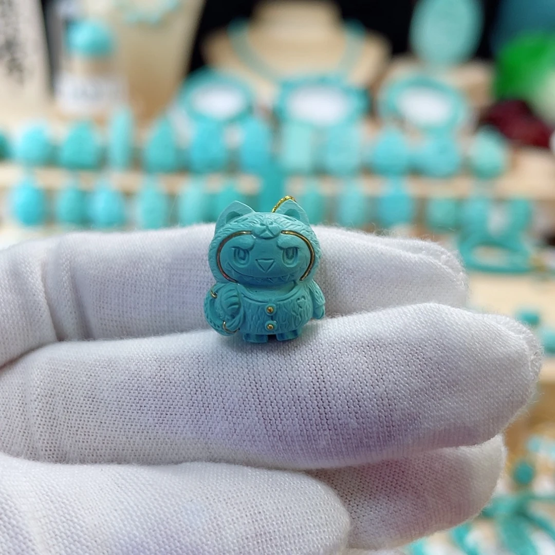 未镶嵌绿松石珠宝奇石