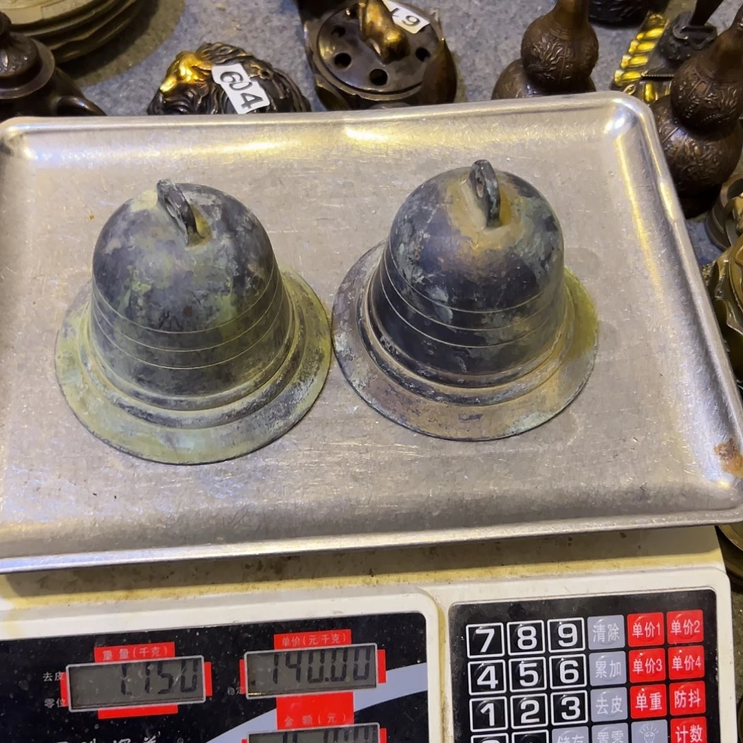 天***勤黄铜摆件，文房摆件