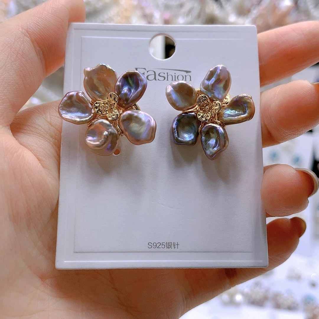 颈饰银S925镶嵌淡水珍珠