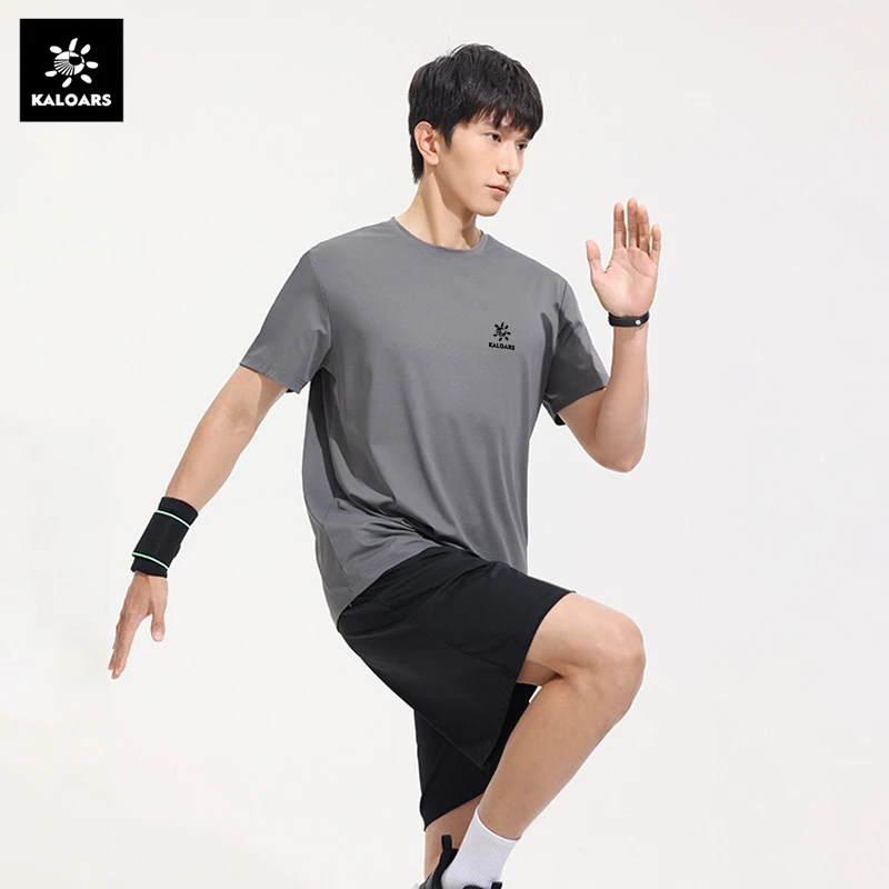 户外运动短袖T恤男款夏季冰感透气吸汗速干衣休闲上衣