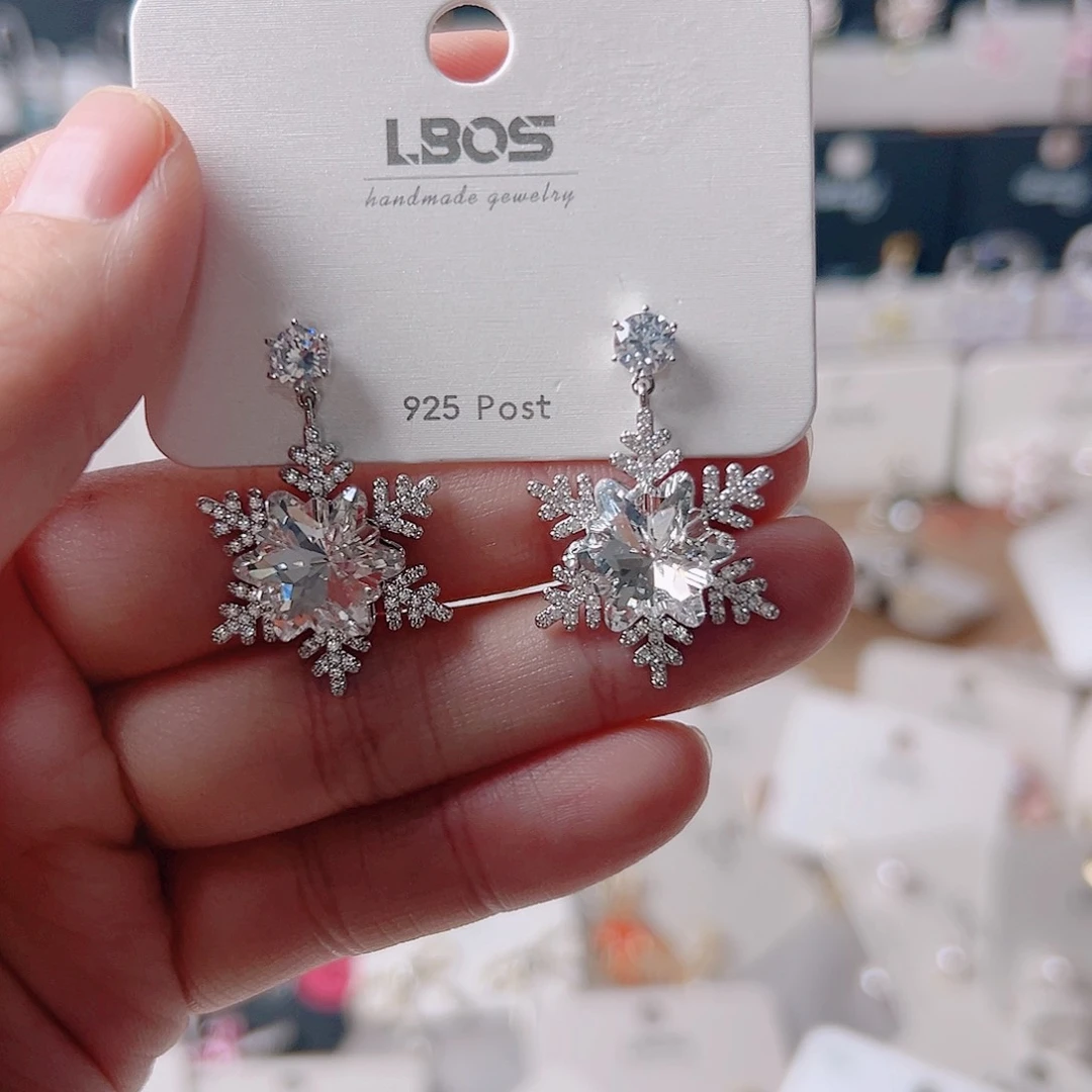 琉璃铁合金合金耳环的