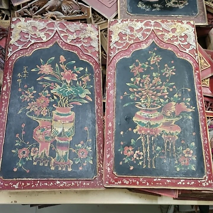 木不****)木雕花板木雕花板