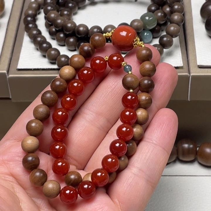 檀香木手串/手链迈索尔正区老山檀香0.8diy双圈