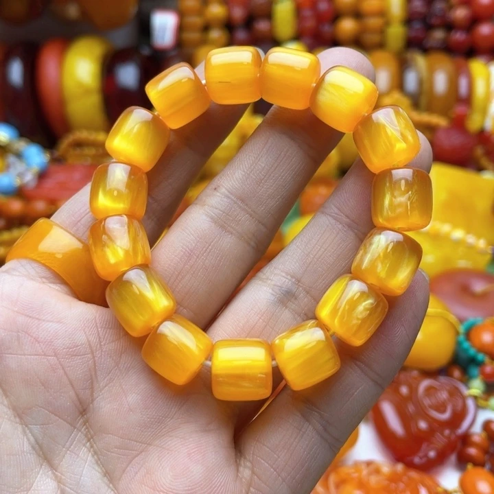 树脂制品41号黄色手串