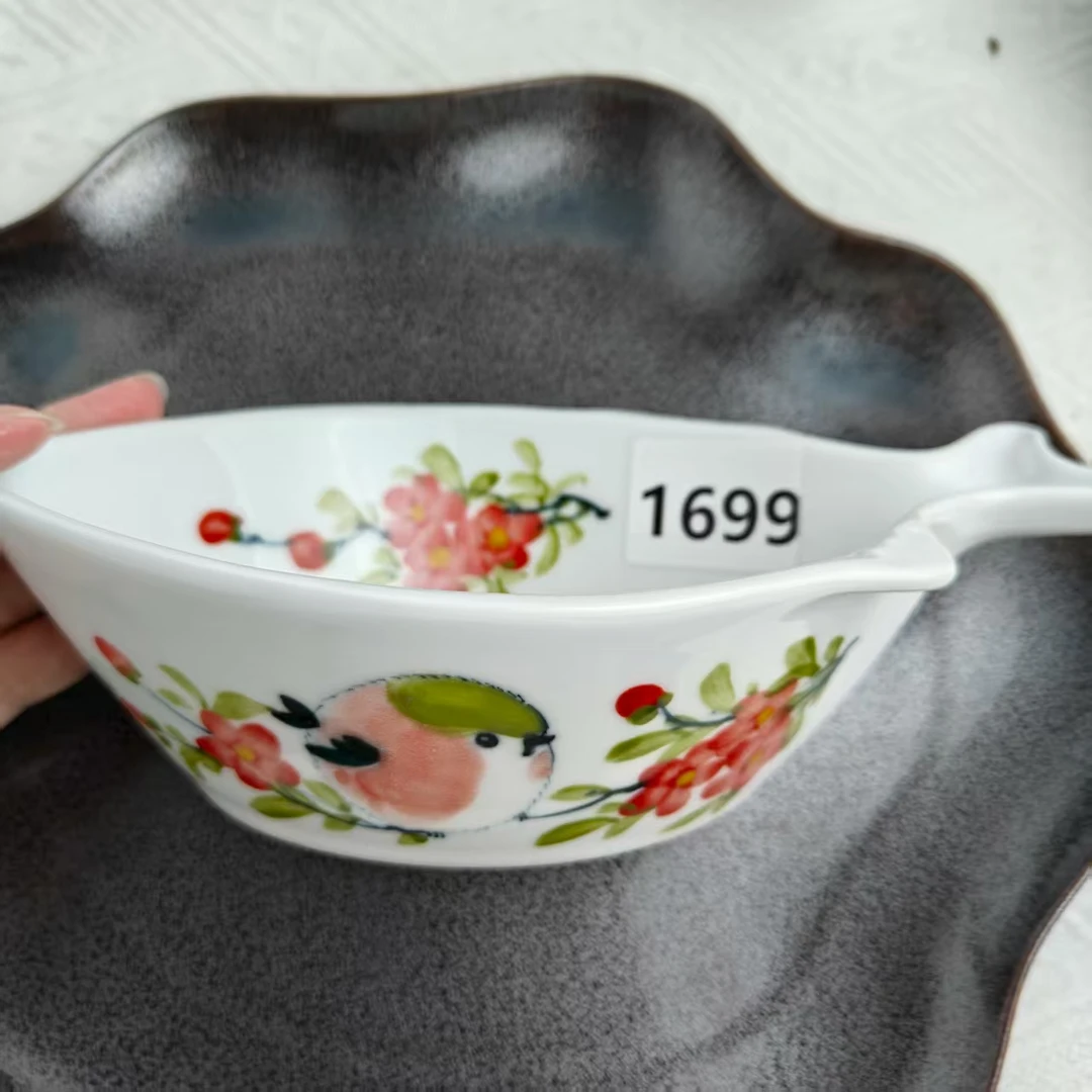 景德镇手绘釉中彩（食品级）年年有鱼1699