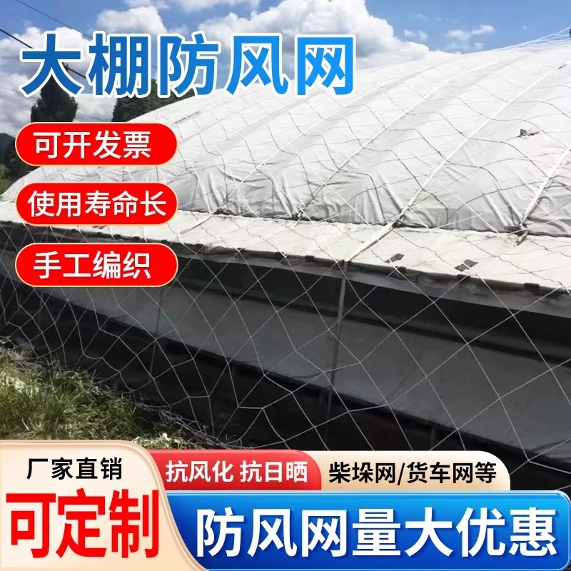 尼龙大棚防风网养殖种植封垛网货车挡风防护网爬藤网