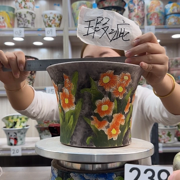 紫砂花盆瑕疵瑕疵239