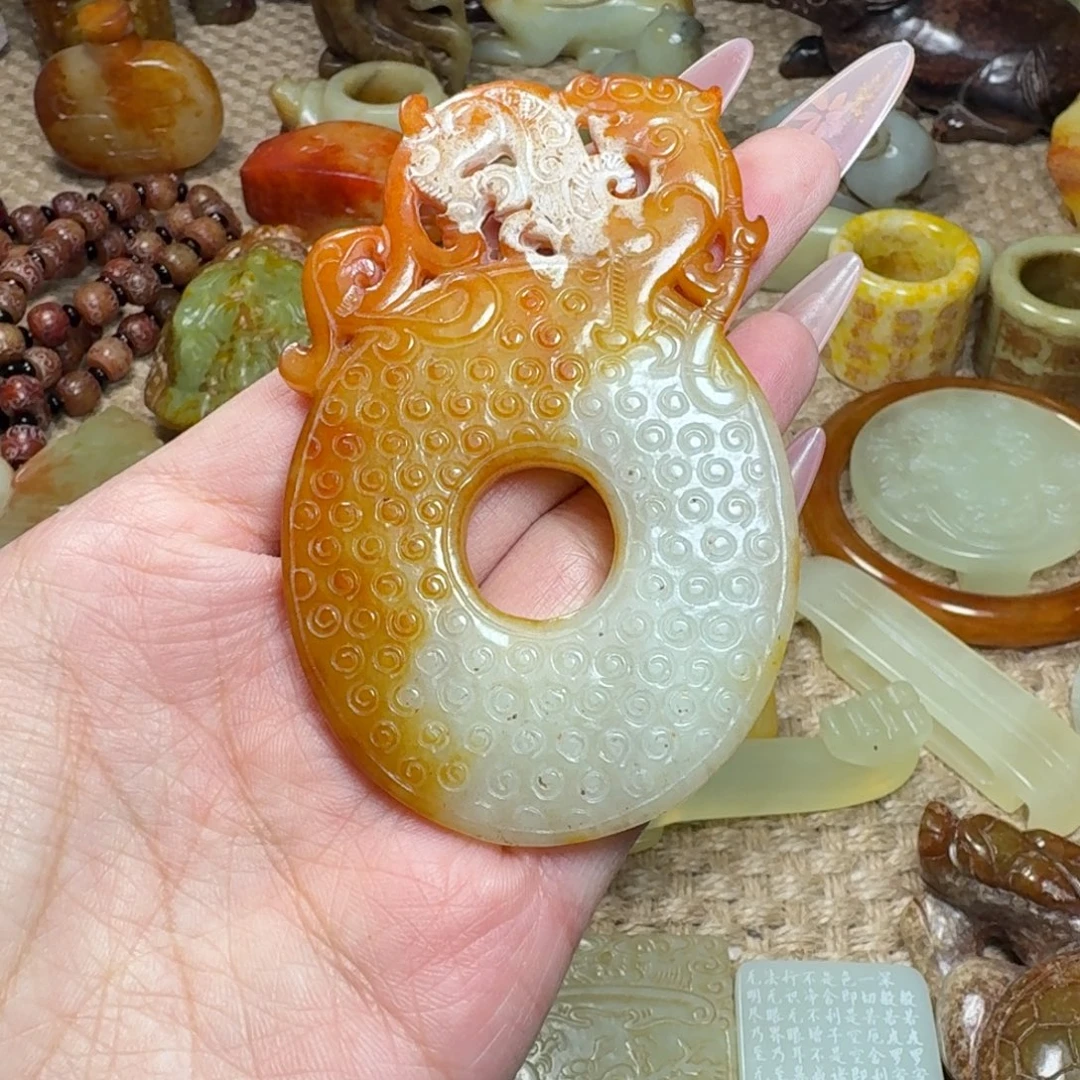 白玉菩提吊坠挂件