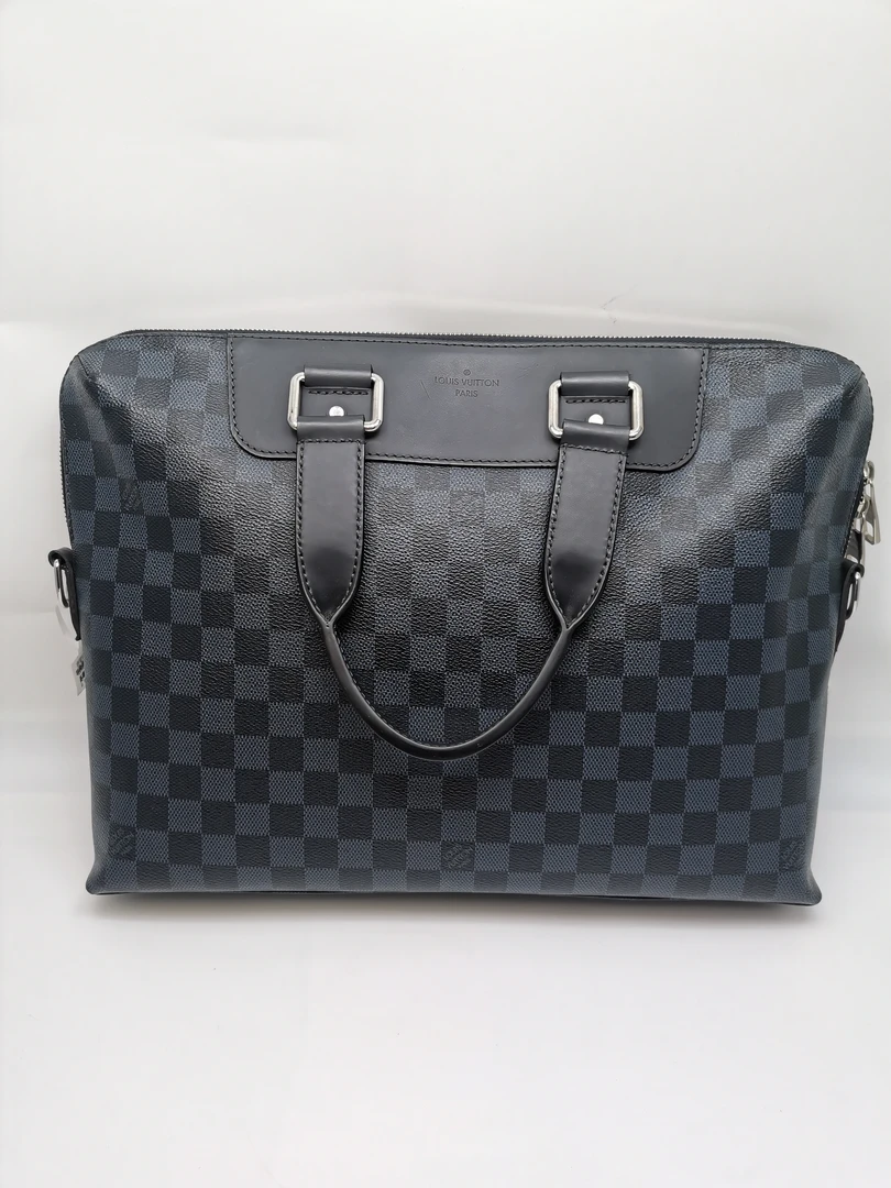 95新 LouisVuitton/路易威登 97新 17229  LV蓝棋盘格手提公文包