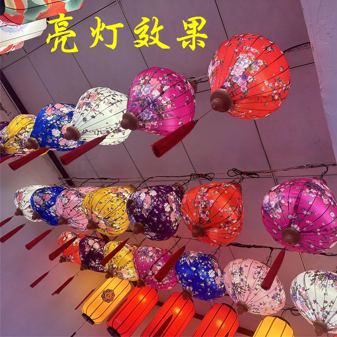 户外仿古古风灯笼古镇街道网红通道夜景装饰布置花灯异型越南灯笼