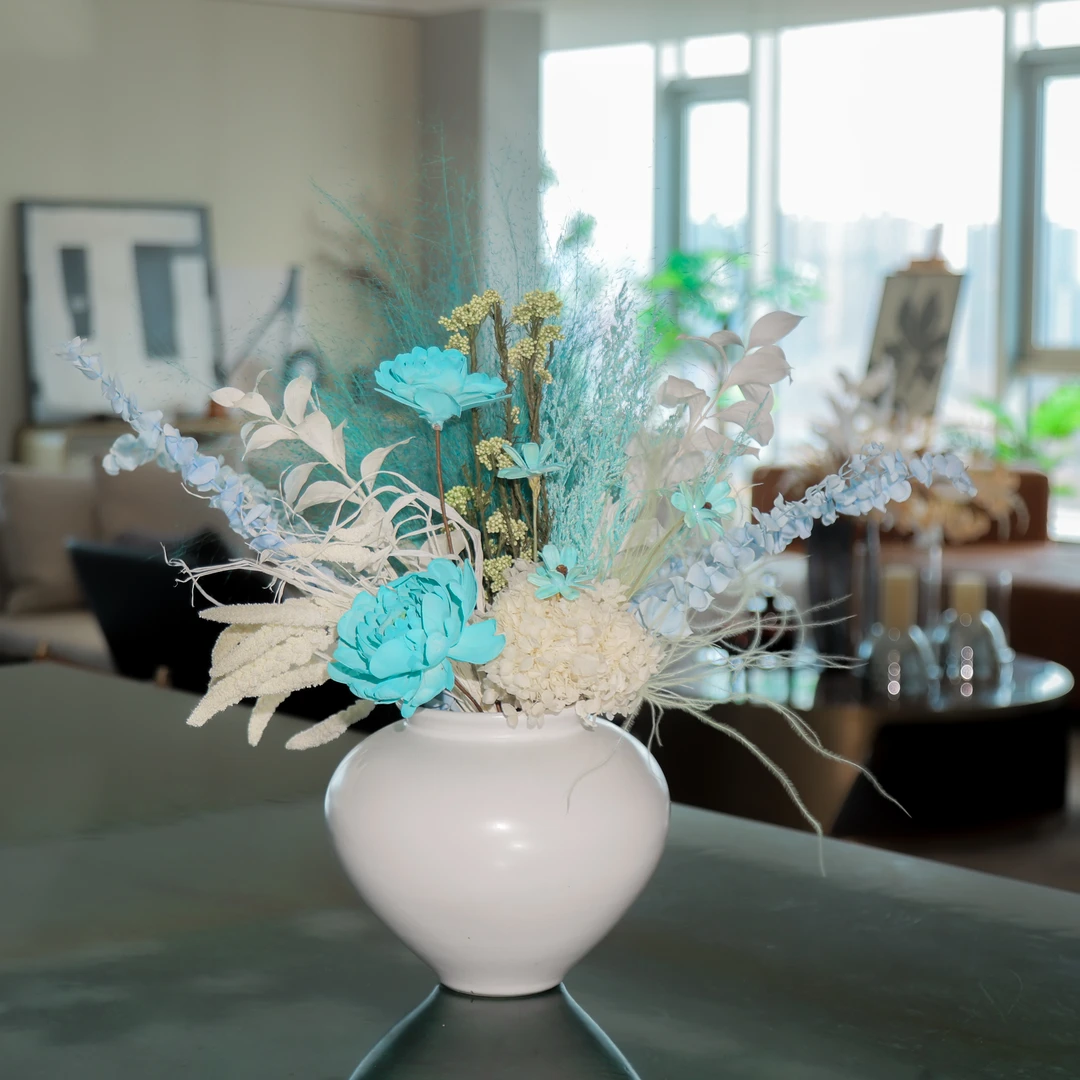 夏雾迷雾山野手工花