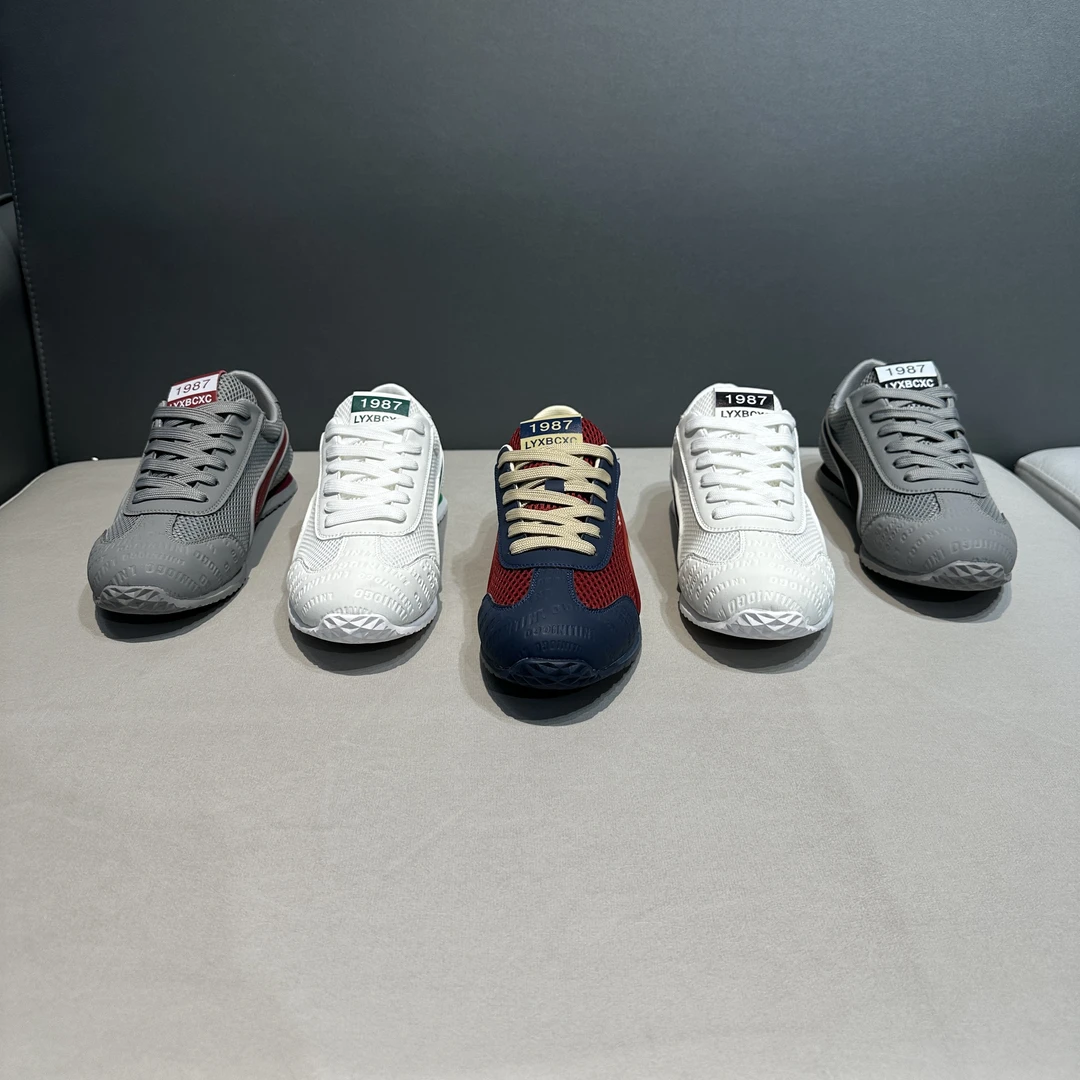 拼色时尚休闲低帮透气时尚休闲鞋男鞋夏季运动舒适百搭运动板鞋