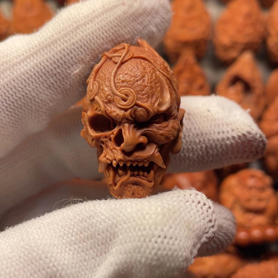 橄榄核吊坠独*兽腰缠万贯