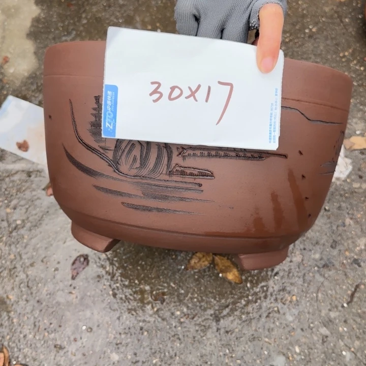 紫砂花盆特价商品