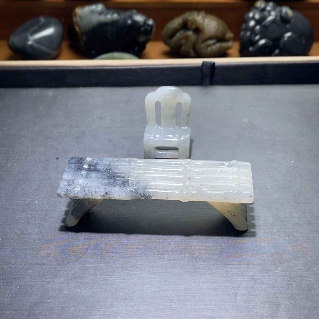 和田玉未镶嵌摆件