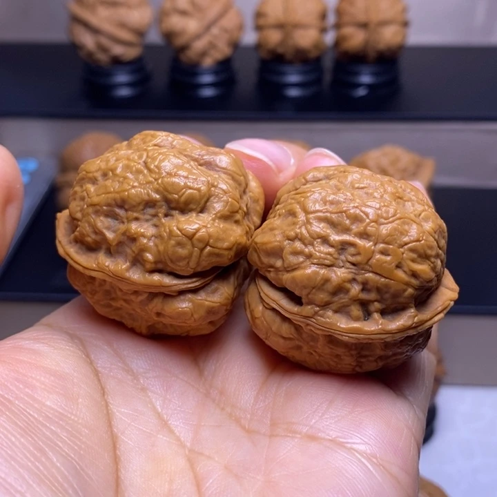 文玩核桃把件琥珀金蟾33