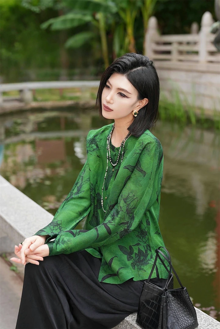 POPULARYW【眠荷】Z·R上品屋 复古新中式国风高端精致衬衫上衣