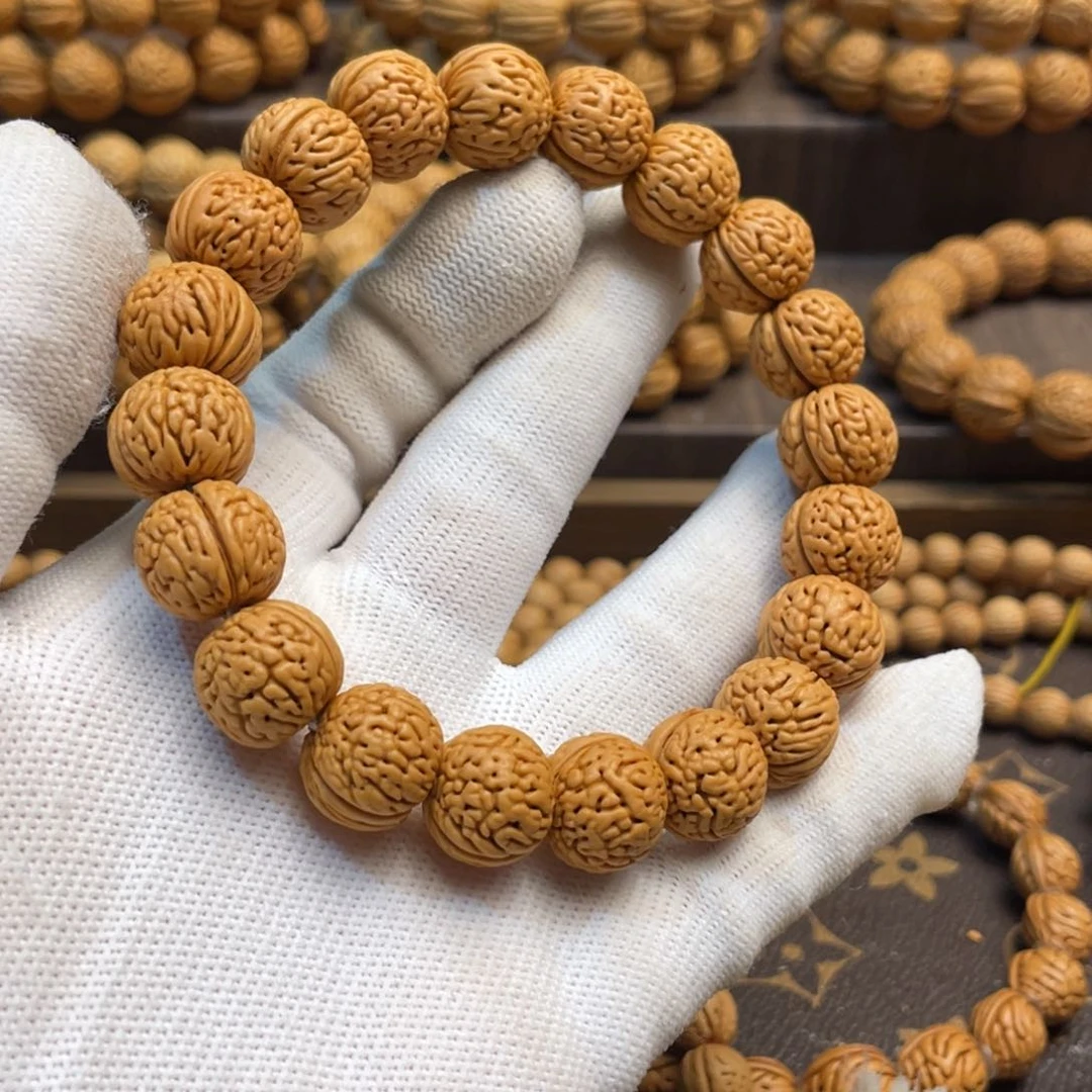 手串桃核花*M野生蟠龙精品