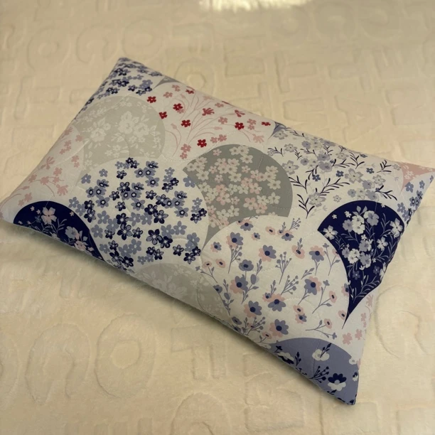 49101 棉布绗缝荞麦枕头，40*60cm绗缝枕芯花色不指定，整体4斤左右