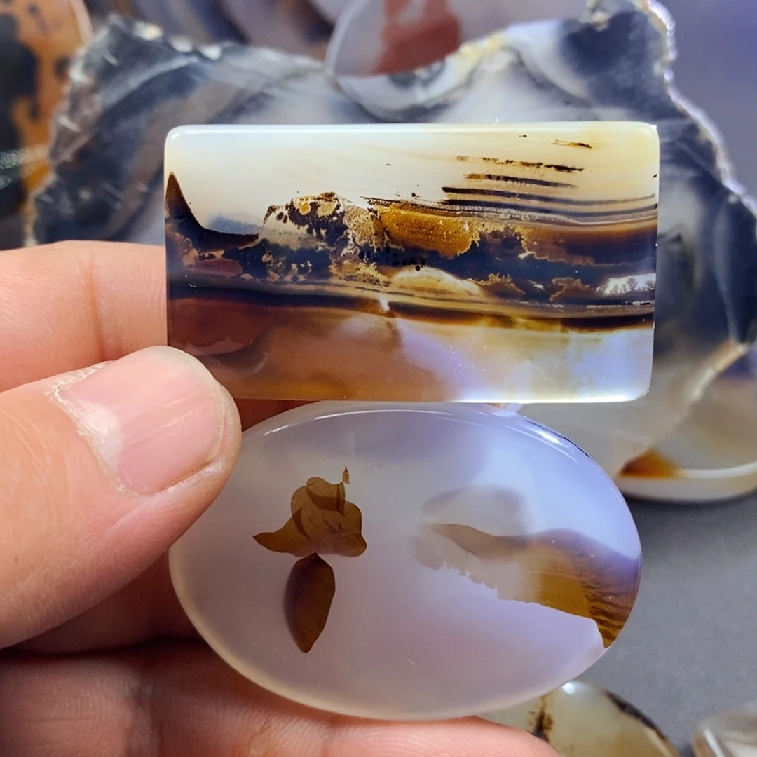 老***＞玛瑙/玉髓未镶嵌颈饰