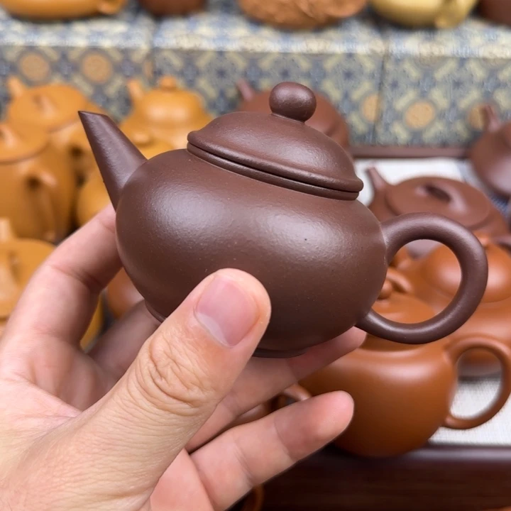 姜***哥茶壶紫砂特练紫泥
