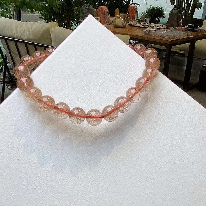 水晶手链未镶嵌8左右铜发晶