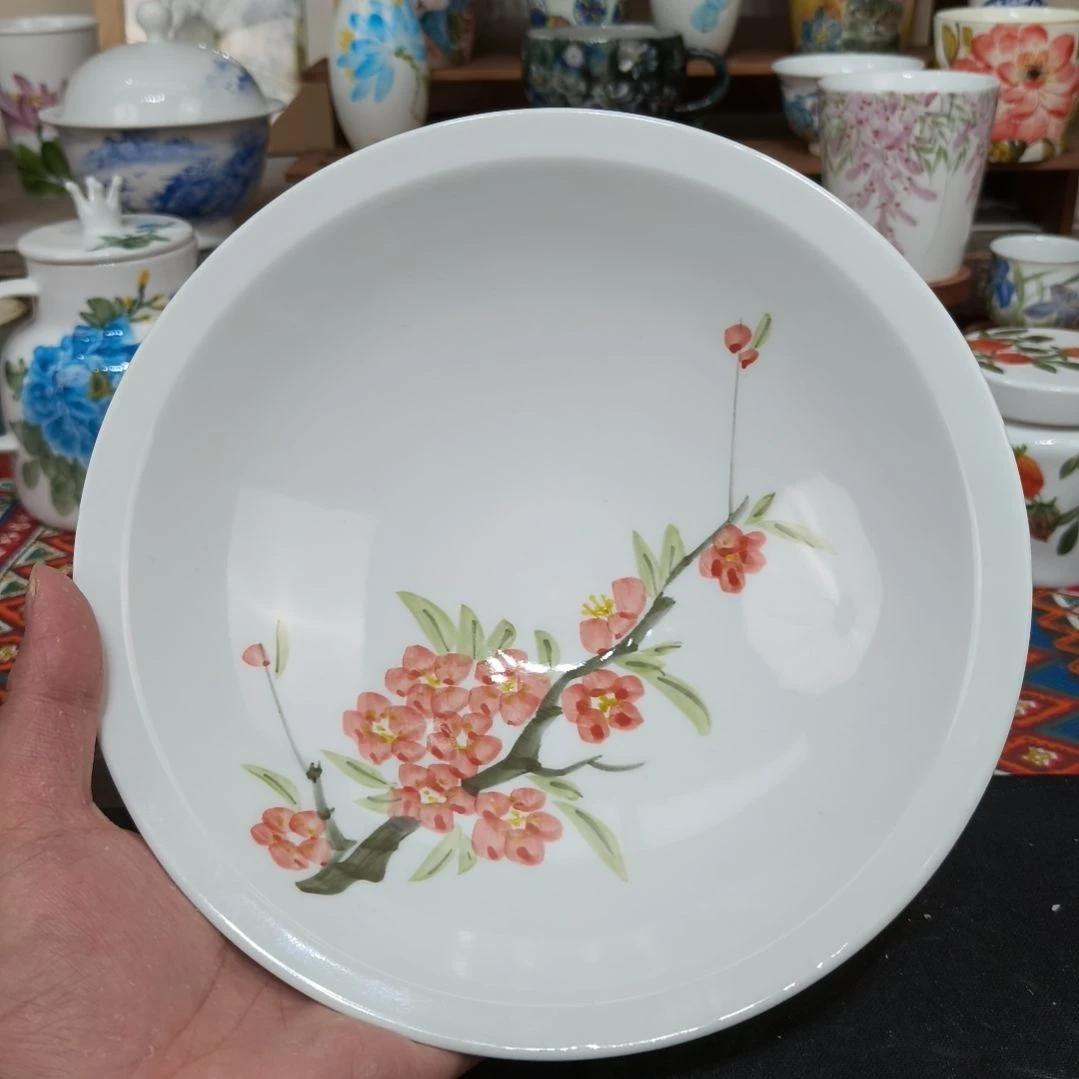 摆件景德镇手工手绘高温瓷器