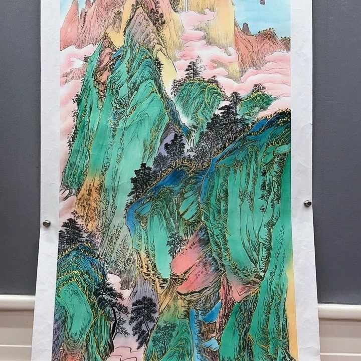 国画书法作品多次参加