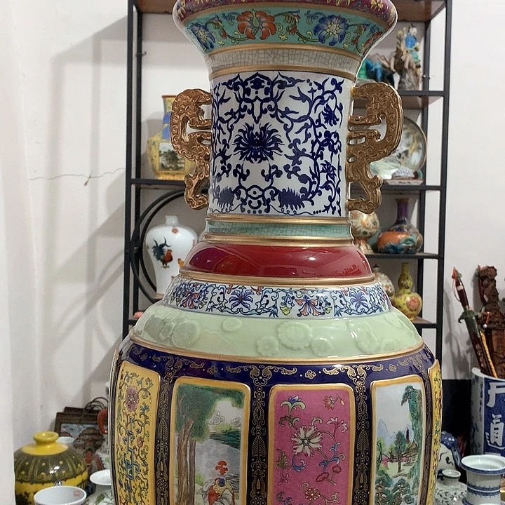 陶摆件博古架陶瓷摆件